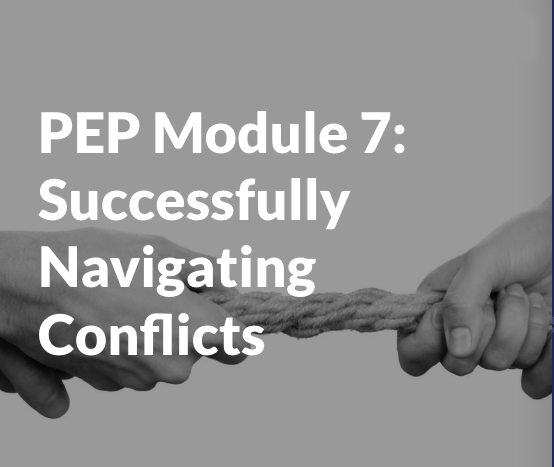 Module 7: Successfully Navigating Conflicts